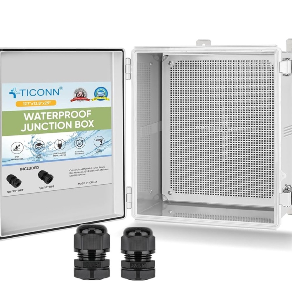 Ticonn Waterproof Junction Box - Gray